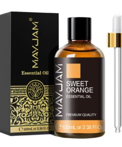 MAYJAM Süße Orange Ätherisches Öl 100ML für Diffusor und Luftbefeuchter - Hausfrische & Stresslosigkeit