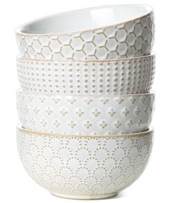 LE TAUCI Müslischalen 4er Set 350 ml Keramik ClimatePartner certified