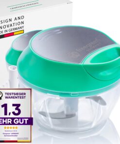 freegreen® GERMANY Gemüseschneider 540 ml Multi-Zerkleinerer | Zwiebelschneider für Obst Gemüse Nüsse Knoblauch Tomaten