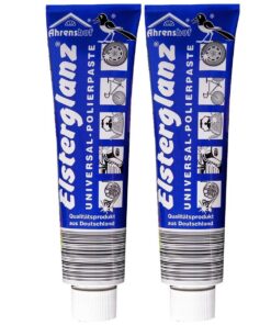 Elsterglanz Universal Politurpolierpaste für Auto und Haushalt, poliert und glänzt 2x 150ml