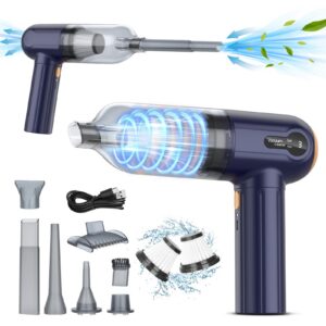 Handstaubsauger 15000 Pa Akku, Led Display & USB Wiederaufladbarkeit Für Auto, Haus & Tierhaar Reinigung Handstaubsaug