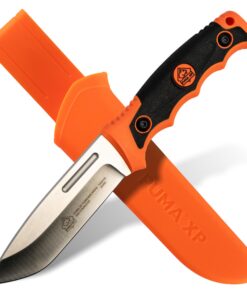 PUMA XP Forever Knife Orange für Outdoor, Survival, Jagd & Camping - 122mm Klingenlänge, 4,7mm Klingenstärke, 220g Gewic