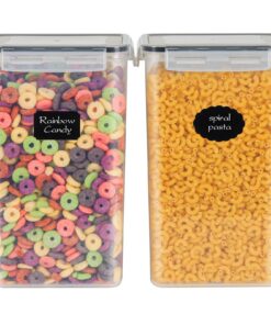 MUUKAIII 6,5L Vorratsdosen Set für Getreide & Mehl, Luftdicht & BPA Frei, Perfekt für Familienvorrat & Müsli Schüttdose