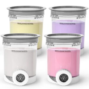 GoMaihe Behälter Kompatibel mit Ninja Swirl CREAMi: 2er-Set BPA-frei Spülmaschinenfest für Ninja Creami NC701 NC700 - Sp