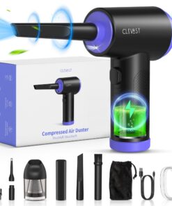 CLEVAST Elektrische Staubgebläse für PC Reinigung 3-Gang Luftdruckspray mit 7800mAh Akku CLEVAST Elektrische Staubgeblä