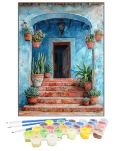 Malen Nach Zahlen HüTte Diy AnfäNger Set C7-2 | Malen Nach Zahlen Kinder Blume Home Decor Kit | Diy Paint By Numbers Ad