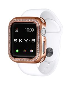 SKYB Triple Halo Apple Watch Protective Face Cover & Bling Case for Series 1/2/3/4/5/6/SE (38mm-40mm-42mm-44mm) | SKYB