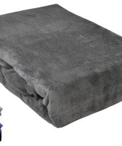 JACK Weiß Grau Anthrazit Spannbettlaken Cashmere Touch Flausch Plüsch 100x200cm