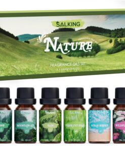 SALKING Natur Ätherische Öle Set - Aromatherapie Duftöl GeschenkSet für Diffuser und Luftbefeuchter