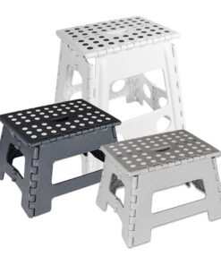 Tritthocker klappbar 22 cm hoch belastbar bis 150 kg - Faltbarer Klapphocker für Badezimmer Kinder Küche