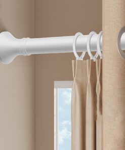 Teleskopstange zum Klemmen 110–190 cm (Ø33 mm) – Edelstahl, ohne Bohren – Verstellbare Gardinen‑ & Türrahmen‑Spannstange