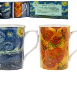 Leonardo LP92364 Van Gogh Castle Porzellan Tasse - Farbenfrohes porzellanes Geschirr für Damen und Herren bei Familienfe