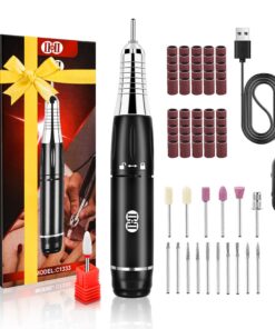 CIICII Elektrische Nagelfräser für Acrylnägel - Professionell 30000u/Min 69Pcs Stufenlose Geschwindigkeit Nagelstudio &