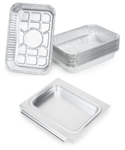 Onlyfire Aluschalen Tropfschale 15 Stück Grilltropfschale für Weber Spirit II E210, S210, E220, S220 und Spirit II E310,