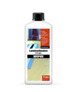 Wepos Laminatboden Reiniger 1 Liter - Effektiv Reinigung für Laminat in der Familie - Haus und Garten