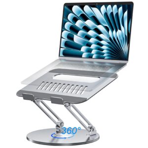 Laptop Ständer Höhenverstellbarer, Faltbarer Laptopständer Ergonomischer Belüfteter für Notebook und Probury Laptops 11-