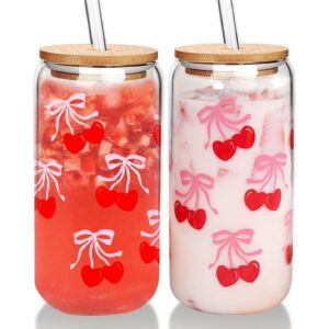 Mason Life 530ml Rosa Glasbecher Vielseitiger Trinkbecher Geschenk für Frauen und Freundinnen Eiskaffee Tasse
