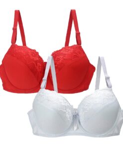 FJKVAVF BH Damen Ohne BügelSexy Spitzen-BH für Übergröße BCDE Cup