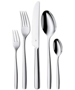 WMF Palma Edelstahl Besteck Set 6 Personen Spülmaschinenfest Cromargan Glänzend