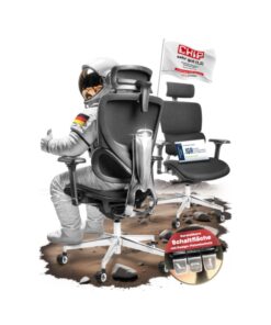 CLOUVOU MasterSeat Bürostuhl [TESTSIEGER] 100% individuell einstellbar | Ergonomischer Schreibtischstuhl für Büro und Ga