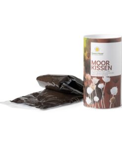 SonnenMoor "Medi" Moorkissen für Nacken und Rücken - Ideal für Mikrowelle/Wasserbad - 16 cm x 59 cm - Medizinprodukt
