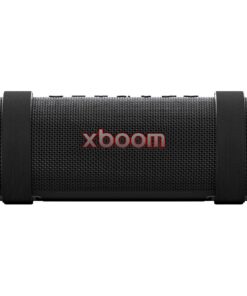 LG xboom Grab by will.i.am, tragbarer Bluetooth-Lautsprecher (Signature Sound, IP67, bis zu 20 Std. Akkulaufzeit), Schwa