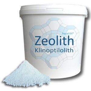 AquaLith® Zeolith Pulver Klinoptilolith 0-50µm rein ohne Zusätze für Haushalte im Garten und Zimmerpflanzenoptimiert akt