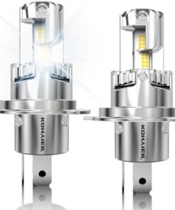 Halogenlampe 600% Helligkeit 20000LM 6000K Xenon Weiß für Autofahrt und Lagerhaltebereich, dauerhaftes Abblendlicht, 2P