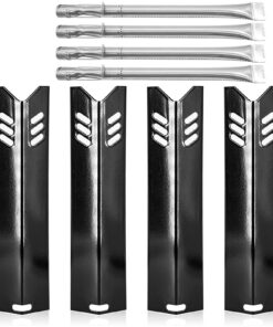 Yiming Grill Wärmeplatten-Shields und Brennerrohre für Dyna-Glo DGF493BNP, DGB494SPB, Backyard Grill Modelle | Hochwerti
