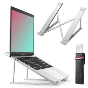 BHHB Support Ordinateur Portable, Refroidisseur Aluminium Ventilé, Compatible MacBook & HP, Für Notebook 9-17inch, Regla