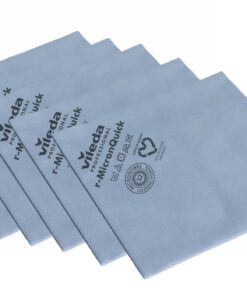 Vileda Professional r-MicronQuick Blau 5 Stück/EMB Von Amazon entwickelte Zertifizierung Compact by Design Reinigungseff