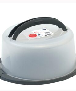 Kela Tortentransportbox 30 cm DELI - Kunststoff, Tortenhülse rund, Küchenlieferant, für Hochzeiten & Feierlichkeiten - d