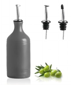 Sweejar Home Olivenöl-Spenderflasche aus Porzellan, blickdicht, schützt Öl zur Reduzierung von Oxidation, ideal für Öl,