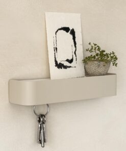 Kazai. Tone - Minimalistisches Schlüsselbrett aus Metall | Idealschlüsselboard für moderne Wohnräume | Flurwandhalter in
