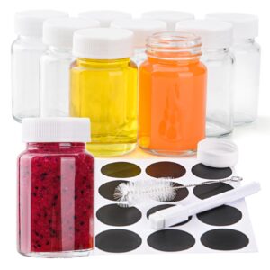 15 STK Glas Ingwer Shot Flaschen zur Selbstfüllung für Wellness-Liebeинтересante Menschen im Zuhause | Kleine Ingwer Sh