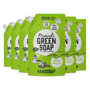 Marcel's Grün Seife Flüssigseife - Tonka & Muguet - 100% Umweltfreundlich - 100% Vegane Haushaltshilfe - 97% biologisch