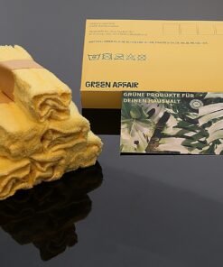 Naturale Bambus Allzwecktücher 6er-Set (25x25 cm) - Wiederverwendbar, saugstark & fusselfrei | Nachhaltige Reinigung für