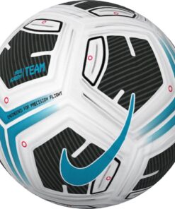 Nike FA24 Academy Team Soccer Ball Unisex White-Black-LT Blue Fury Größe 3
