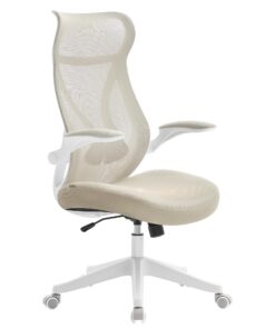 SONGMICS Bürostuhl OBN088K01, hochwertige Rückenlehne, Drehstuhl mit Kopfstütze, ideal für Büroarbeiter,Office-Ergonomie
