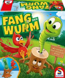 Schmidt Spiele 40638 Fang den Wurm - Spannendes Kinderspiel für Kinder 3 bis 8 Jahre bei Aussenaktivitäten | Schmidt Sp