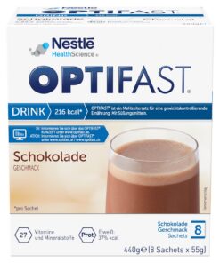 OPTIFAST® Diät Shake Schokolade | eiweißreicher Mahlzeitersatz mit wichtigen Vitaminen und Mineralstoffen | schnell zube