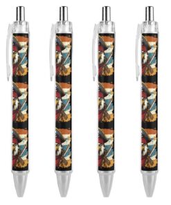 Pirates Eagle1 Vintage-Kugelschreiber lustig, bedruckt, 0,5 mm feine Spitze