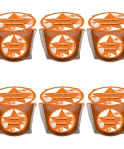 pajoma® Mini Duftkerze 6er-Set Zimt-Orange | Weihnachten Edition - 45g Wachsgewicht, 10 Std. Brenndauer, edles Geschenkk