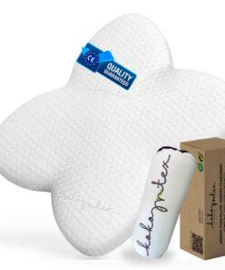 KoKoTex orthopädisches Kissen für Seitenschläfer – ergonomisches Memory Foam Nackenstützkissen – 57×45×12 cm Soft