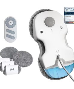 HUTT C7 Fensterputzroboter für Profis mit Sprühfunktion (Sicherheits-Akku & intelligente Frequenzsteuerung, 80ml Reinigu