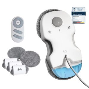 HUTT C7 Fensterputzroboter für Profis mit Sprühfunktion (Sicherheits-Akku & intelligente Frequenzsteuerung, 80ml Reinigu
