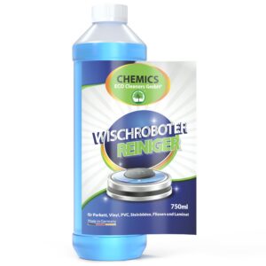 CHEMICS Wischroboter Reinigungsmittel Konzentrat - 1L, biologisch abbaubar, trocknet schnell, ideal für Roborock Bodenre