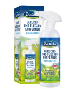 Bactador Enzymreiniger Spray 750ml - Effektiver Fleckenentferner & Geruchsentferner - Hochwertiger Mikrobiologischer Rei