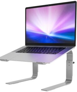 BONTEC Laptop Ständer Hochwertige Höhenverstellung, Optimale Ergonomie für Arbeit, Studium und Unterhaltung, Kompatibel
