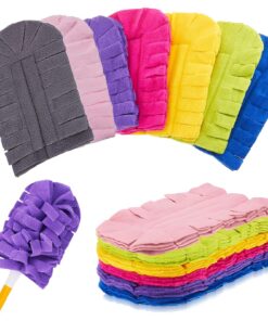 14 Stück für Swiffer Staubmagnet Nachfüllpack - Wiederverwendbarer 360° Fleece Staubwedel für Tierhaare, Staub und Schm